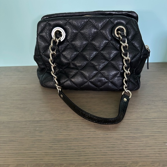 Kate Spade Black Quilted Leather Shoulder Bag - Picture 7 of 8